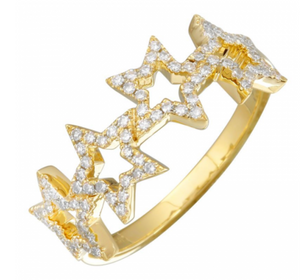 STAR OPEN RING