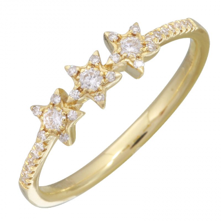 PAVE STAR RING